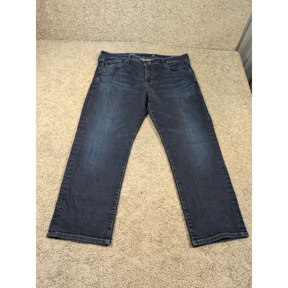 Ag Adriano Goldschmied Men Jeans Slim Straight in Dark Blue